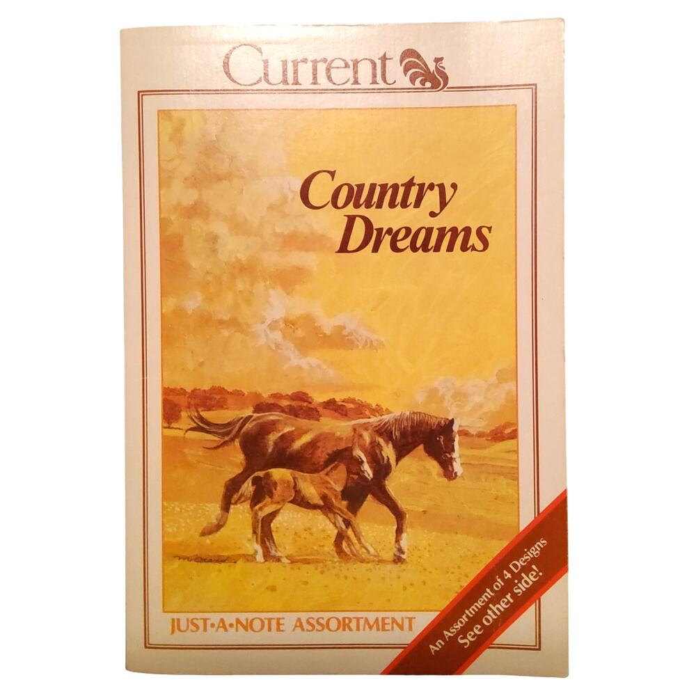 Vintage 1982 Current Country Dreams Set Just A Note Set Not Complete #1325(Gg74)
